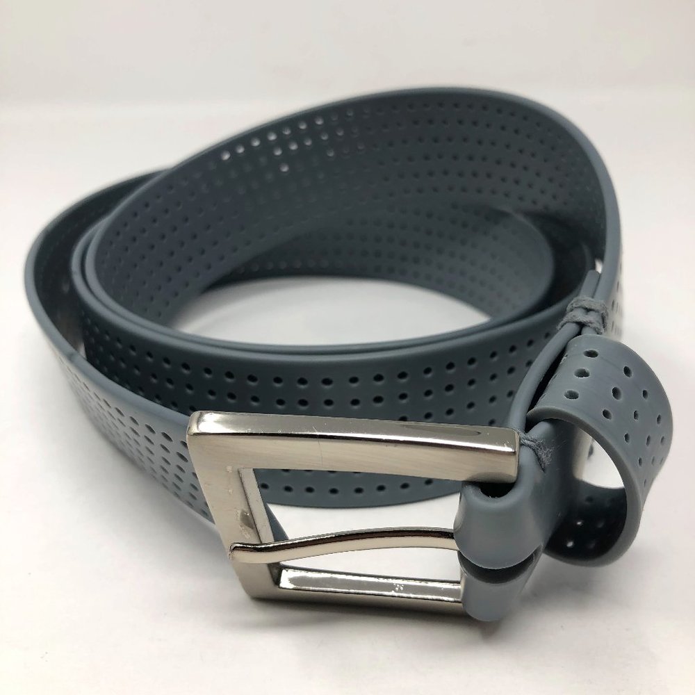 RETRO Men's Holey Gray Plastic Belt